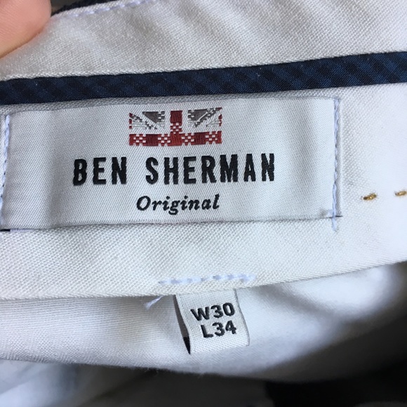 Ben Sherman Micro Textured Slim Tapered Tr… - Picture 4 of 8